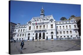 The Admiralty Building, Valparaiso, Chile-Peter Groenendijk-Stretched Canvas