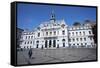The Admiralty Building, Valparaiso, Chile-Peter Groenendijk-Framed Stretched Canvas