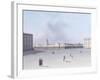 The Admiralty from the Winter Palace, Russian School (Early 19th Century)-null-Framed Giclee Print