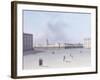 The Admiralty from the Winter Palace, Russian School (Early 19th Century)-null-Framed Giclee Print