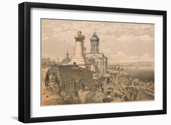 The Admiralty, Sebastopol, 1856-William Simpson-Framed Giclee Print