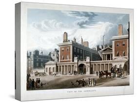 The Admiralty, Whitehall, Westminster, London, 1818-Joseph Constantine Stadler-Stretched Canvas