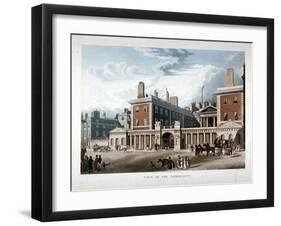 The Admiralty, Whitehall, Westminster, London, 1818-Joseph Constantine Stadler-Framed Giclee Print