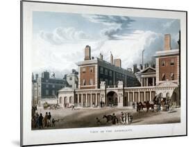 The Admiralty, Whitehall, Westminster, London, 1818-Joseph Constantine Stadler-Mounted Giclee Print