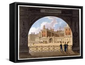 The Admiralty, Whitehall, Westminster, London, C1820-null-Framed Stretched Canvas