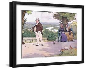 The Admiration of Numerous Elderly Ladies of Single Condition-Cecil Aldin-Framed Giclee Print