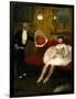 The Admirer, C.1877-79 (Oil on Canvas Mounted on Wood)-Jean Louis Forain-Framed Giclee Print