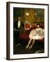 The Admirer, C.1877-79 (Oil on Canvas Mounted on Wood)-Jean Louis Forain-Framed Giclee Print