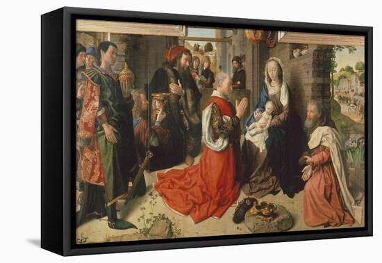 The Adoration of Magi-Hugo van der Goes-Framed Stretched Canvas