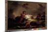 The Adoration of Shepherds, 18Th Century (Oil on Canvas)-Jean-Honore Fragonard-Mounted Giclee Print