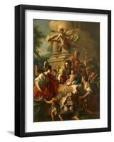 The Adoration of Shepherds-Francesco de Mura-Framed Giclee Print