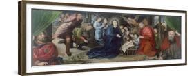 The Adoration of Shepherds-Hugo van der Goes-Framed Premium Giclee Print