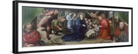 The Adoration of Shepherds-Hugo van der Goes-Framed Premium Giclee Print