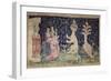 The Adoration of the Beast, No.42 from "The Apocalypse of Angers," 1373-87-Nicolas Bataille-Framed Giclee Print