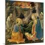 The Adoration of the Child with the Saints Joseph, Hilary, Jerome and Mary Magdalene, about 1455-Fra Filippo Lippi-Mounted Giclee Print