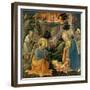 The Adoration of the Child with the Saints Joseph, Hilary, Jerome and Mary Magdalene, about 1455-Fra Filippo Lippi-Framed Giclee Print
