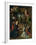 The Adoration of the Christ Child, c.1500-Master of Frankfurt-Framed Giclee Print