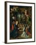 The Adoration of the Christ Child, c.1500-Master of Frankfurt-Framed Giclee Print