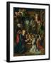 The Adoration of the Christ Child, c.1500-Master of Frankfurt-Framed Giclee Print