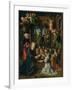 The Adoration of the Christ Child, c.1500-Master of Frankfurt-Framed Giclee Print