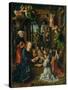 The Adoration of the Christ Child, c.1500-Master of Frankfurt-Stretched Canvas