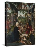 The Adoration of the Christ Child, C.1515-Jacob Cornelisz van Oostsanen-Stretched Canvas