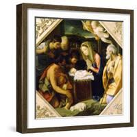 The Adoration of the Christ Child, C1640-Guido Reni-Framed Premium Giclee Print