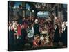The Adoration of the Christ Child with the Boelen Family-Jacob Cornelisz van Oostsanen-Stretched Canvas