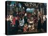 The Adoration of the Christ Child with the Boelen Family-Jacob Cornelisz van Oostsanen-Stretched Canvas