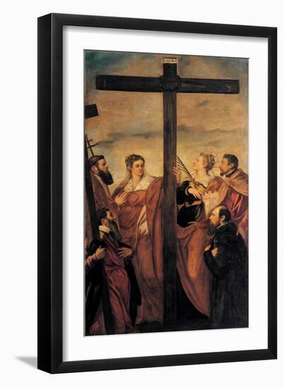 The Adoration of the Cross (St Helen-null-Framed Giclee Print