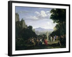 The Adoration of the Golden Calf, 1660-Claude Lorraine-Framed Giclee Print