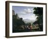 The Adoration of the Golden Calf, 1660-Claude Lorraine-Framed Giclee Print