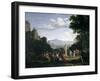 The Adoration of the Golden Calf, 1660-Claude Lorraine-Framed Giclee Print