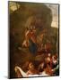 The Adoration of the Golden Calf, before 1634-Nicolas Poussin-Mounted Giclee Print