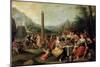 The Adoration of the Golden Calf, Late 1620S-Frans Francken II-Mounted Giclee Print