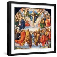 The Adoration of the Holy Trinity (the Landauer Altarpiece)-Albrecht Dürer-Framed Giclee Print