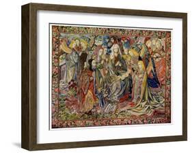 The Adoration of the Infant Jesus, 1930-WG Thomas-Framed Giclee Print