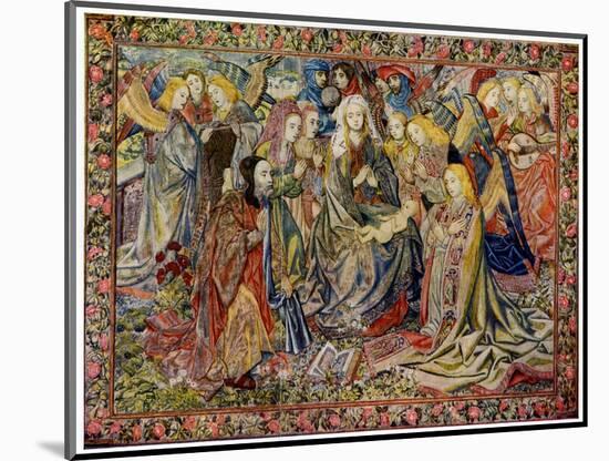 The Adoration of the Infant Jesus, 1930-WG Thomas-Mounted Giclee Print