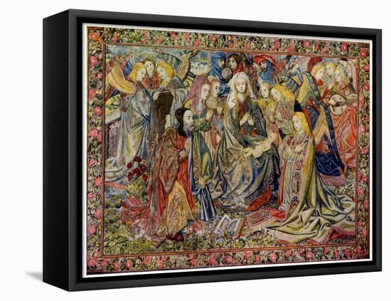 The Adoration of the Infant Jesus, 1930-WG Thomas-Framed Stretched Canvas