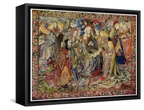 The Adoration of the Infant Jesus, 1930-WG Thomas-Framed Stretched Canvas