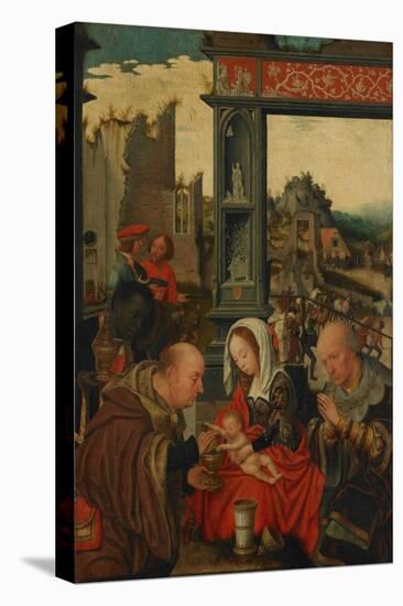 The Adoration of the Kings, 1525-Jan Mostaert-Stretched Canvas