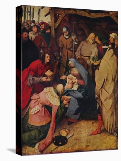 The Adoration of the Kings, 1564, (1937)-Pieter Bruegel the Elder-Stretched Canvas