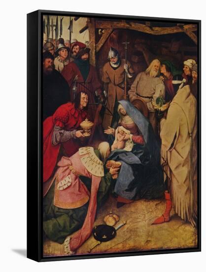 The Adoration of the Kings, 1564, (1937)-Pieter Bruegel the Elder-Framed Stretched Canvas