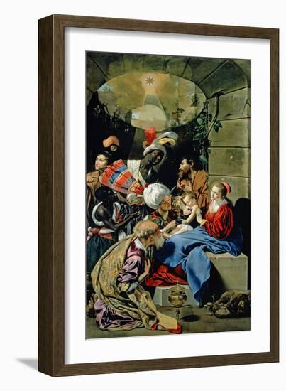 The Adoration of the Kings, 1612-Fray Juan Batista Mayno-Framed Giclee Print