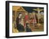 The Adoration of the Kings, and Christ on the Cross, Ca 1470-Benedetto Bonfigli-Framed Giclee Print