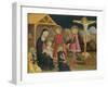 The Adoration of the Kings, and Christ on the Cross, Ca 1470-Benedetto Bonfigli-Framed Giclee Print