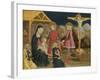 The Adoration of the Kings, and Christ on the Cross, Ca 1470-Benedetto Bonfigli-Framed Giclee Print