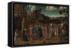 The Adoration of the Kings, C. 1480-Giovanni Bellini-Framed Stretched Canvas