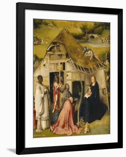 The Adoration of the Kings, C. 1495-Hieronymus Bosch-Framed Giclee Print