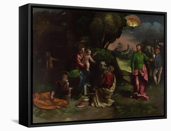 The Adoration of the Kings, C.1535-Dosso Dossi-Framed Stretched Canvas